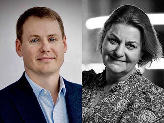 Cullen Wheatley and Lucy Davison